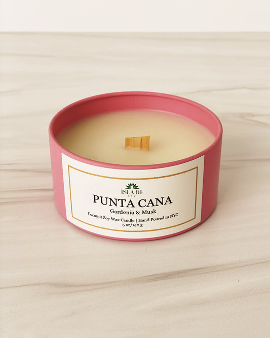Punta Cana Signature Travel Tin Scented Candle