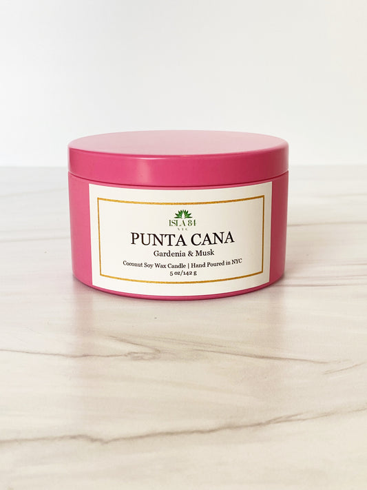 Punta Cana Signature Travel Tin Scented Candle
