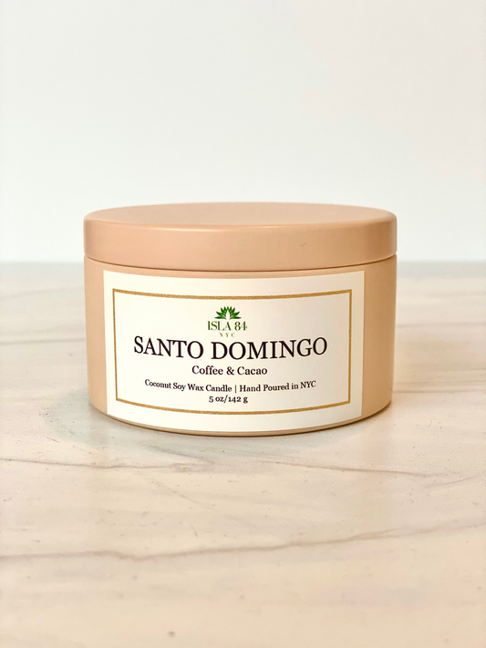 Santo Domingo Signature Travel Tin Scented Candle
