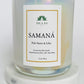 Samana Signature Scented Candle; Palo Santo & Lilac Candle; Coconut Soy Wax Candle with Wood Wick; Latino Candles; Dominican Candles; DR Candles