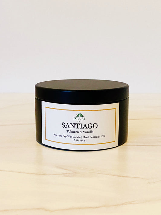 Santiago Signature Travel Tin Scented Candle